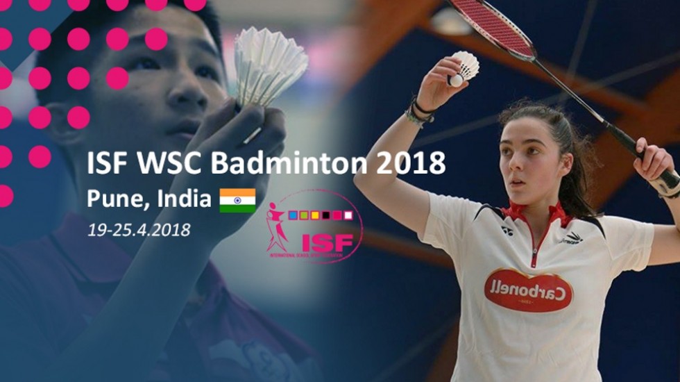 World Schools Championship Badminton from 19 April